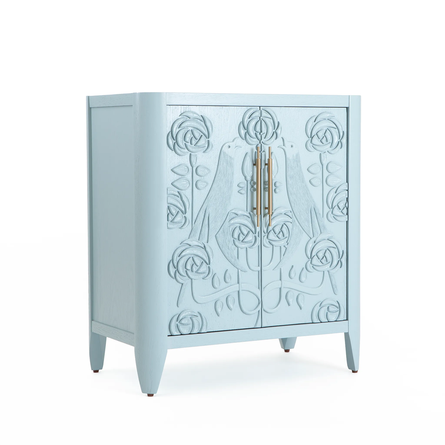 Azealia Cabinet 2 Door & Shelf Cabinet Storage Made Of Solid Mango Wood