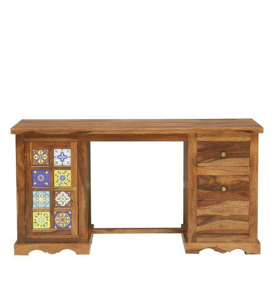 Bella Solid Wood Study Table For Home Office - Rathkaar.com