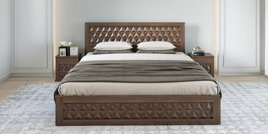 Triangle Bed With Storage