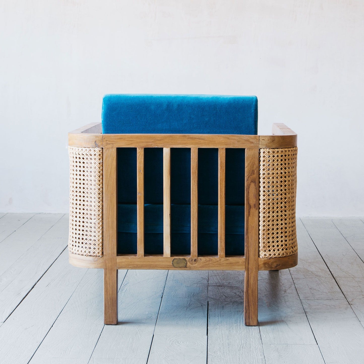 Pearl wooden sofa 1 Seater