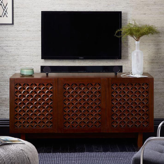 Barcelona Solid Wood Side Board or Media Console - Rathkaar.com