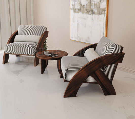 Joy wooden 2 seater sofa