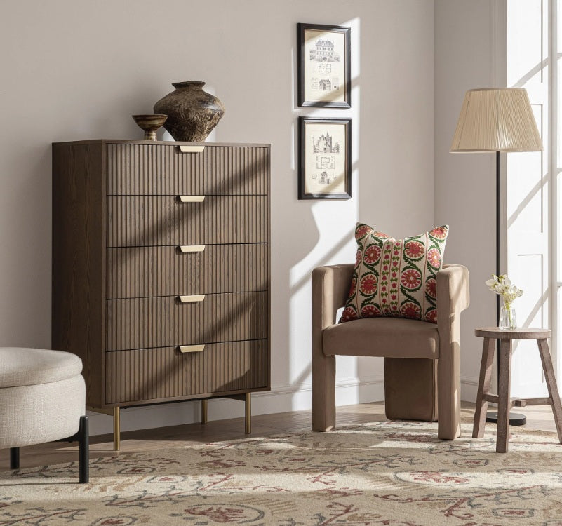 Rathkaar 5 Drawer Chest Of Drawer