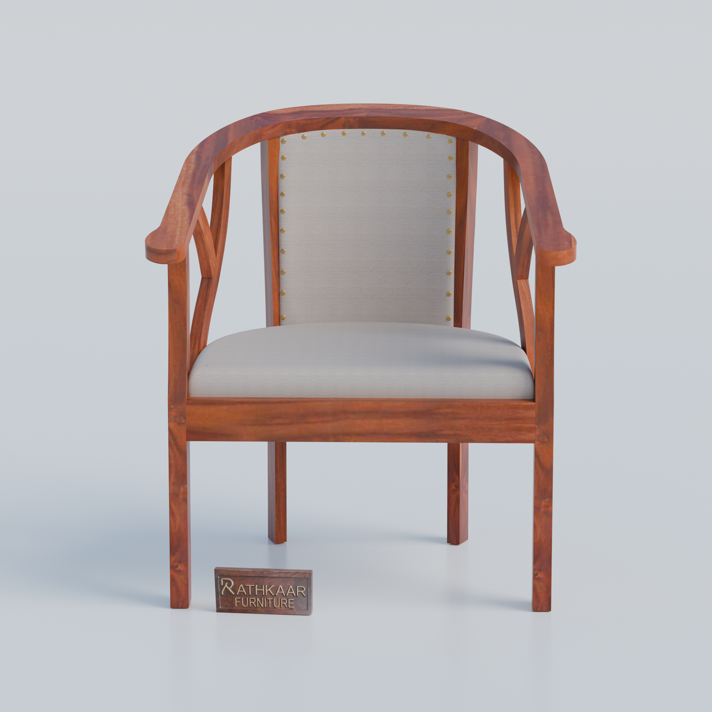 Rathkaar wooden chair made of solid sheesham wood set of 2
