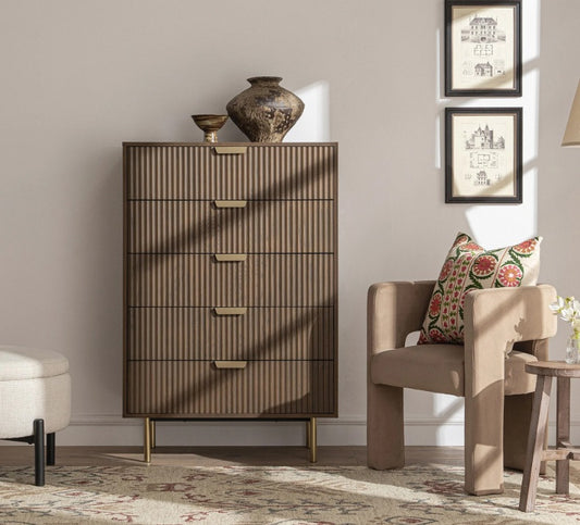 Terrazzo 5 Drawer Chest Of Drawer