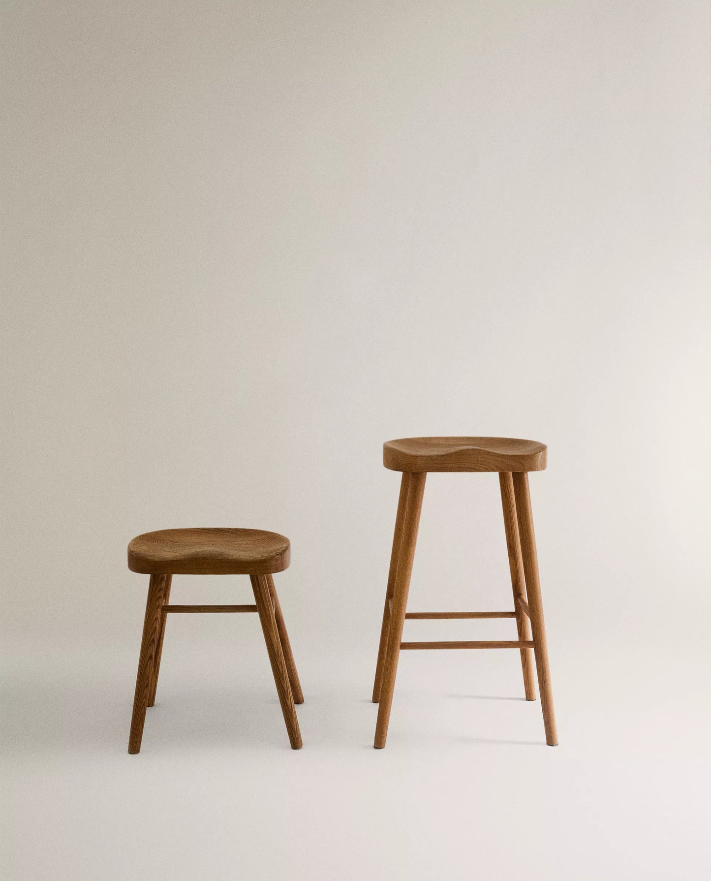 Bar Stools Set Of 2, Solid mango wood
