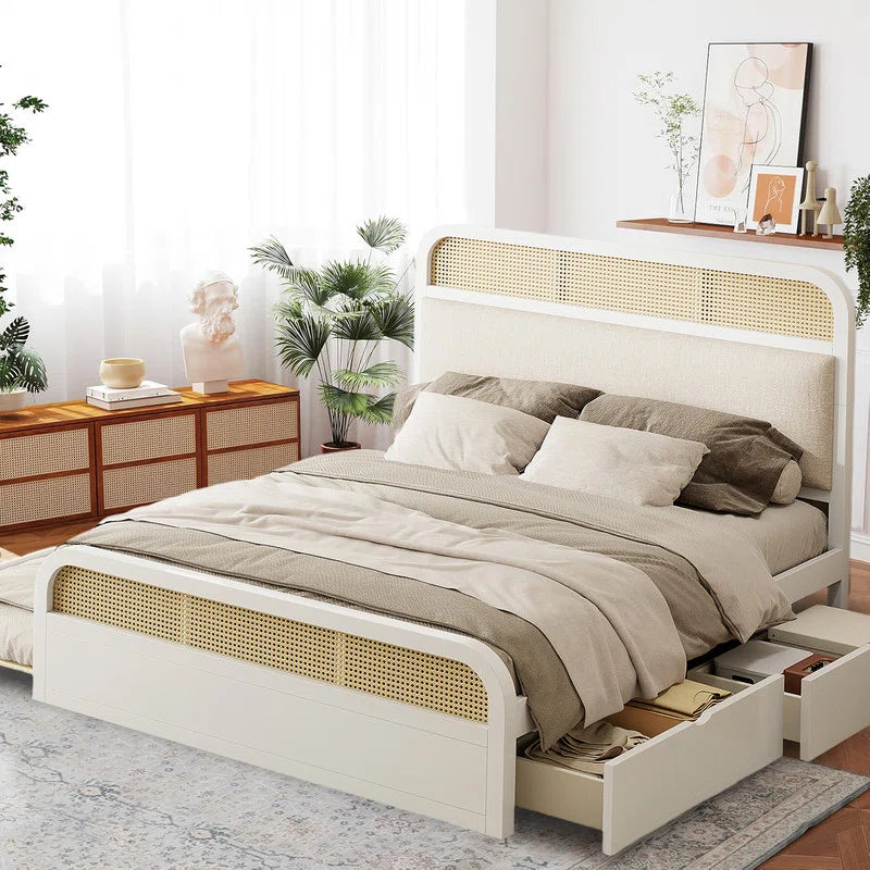 The Windsor Rattan Storage Bed