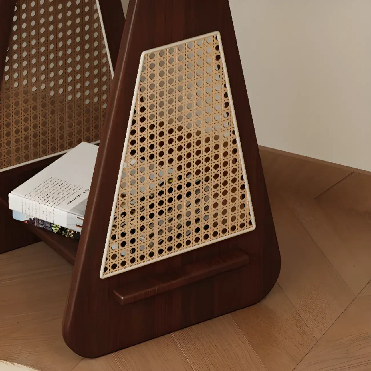 Trestle Round End Table