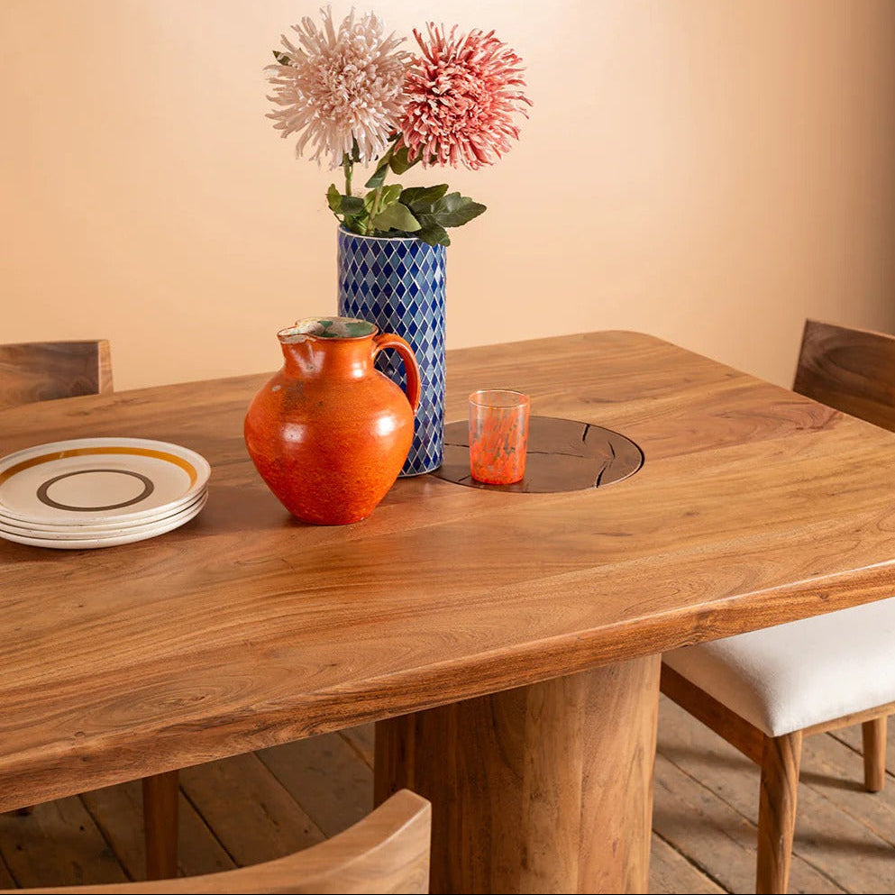 Modern Pedestal Dining Table