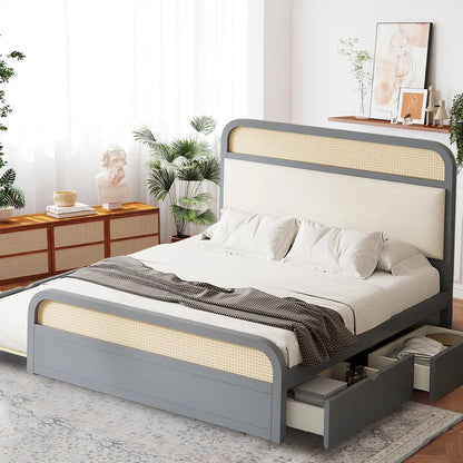 The Windsor Rattan Storage Bed