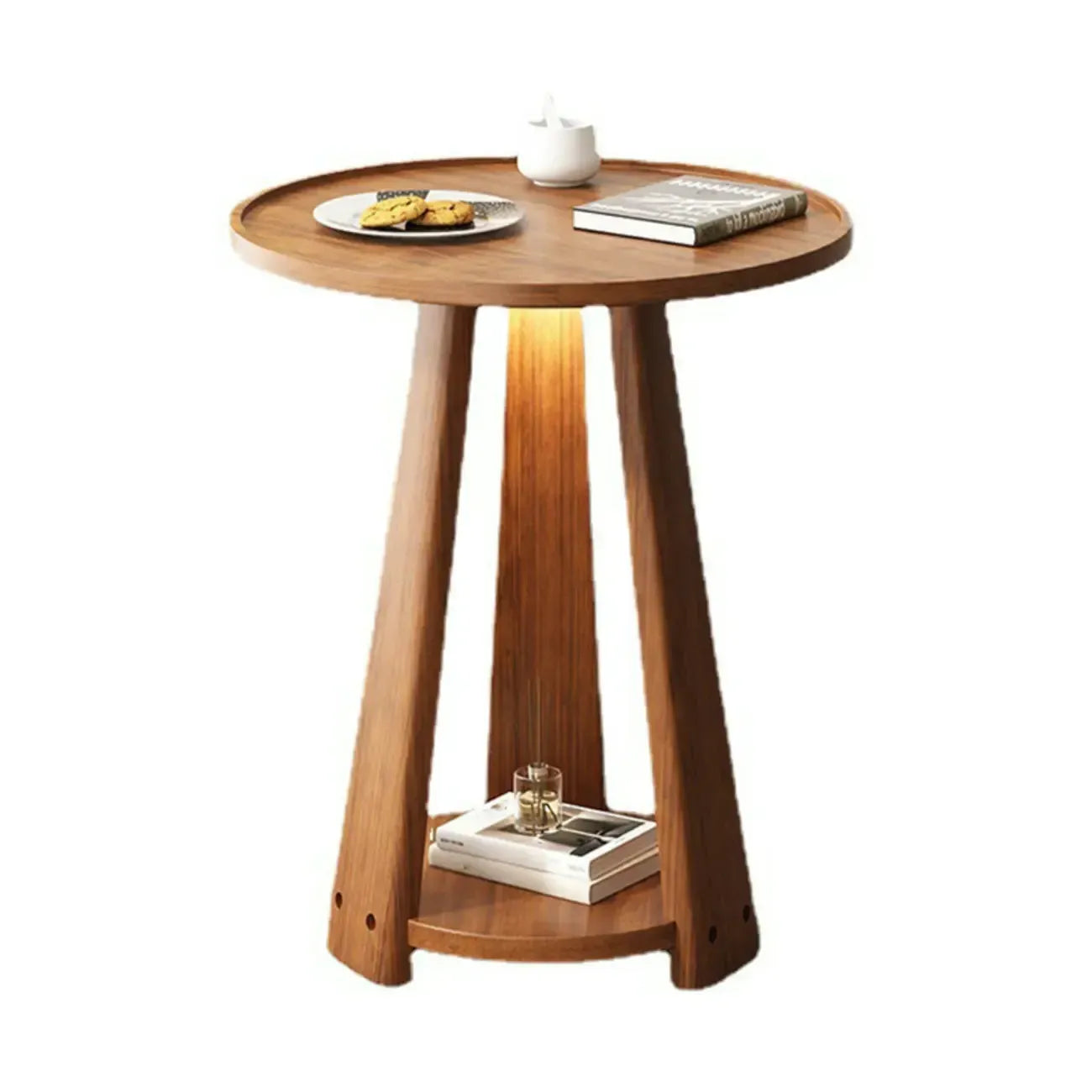 Pivot Round End Table