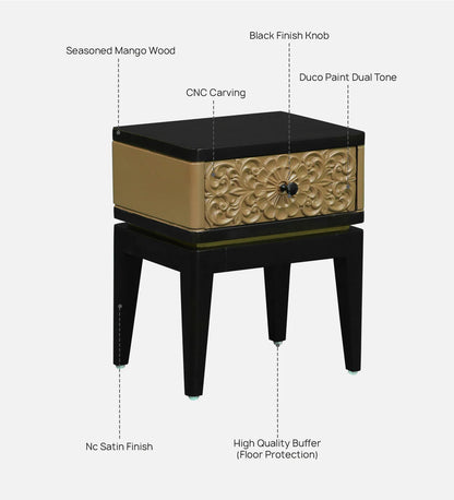 Adira 1 Drawer Bedside