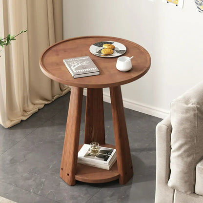 Pivot Round End Table