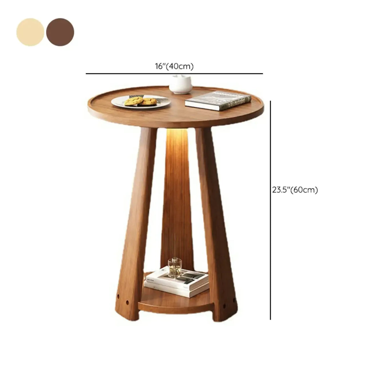 Pivot Round End Table