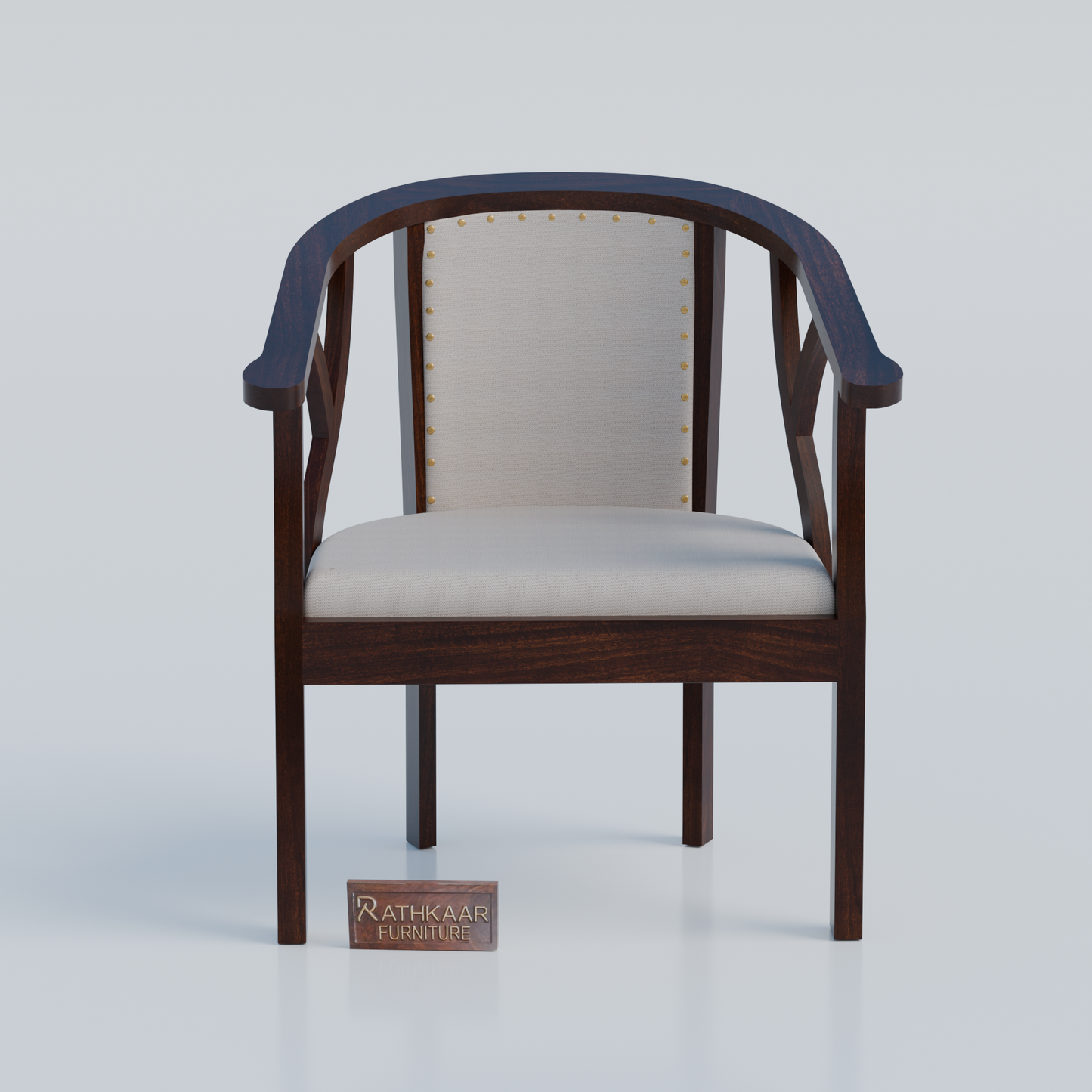 Rathkaar wooden chair made of solid sheesham wood set of 2