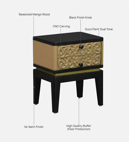 Adira 2 Drawer Bedside