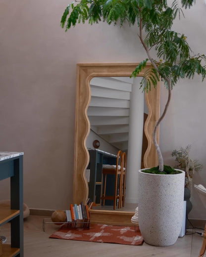 Wave Floor Mirror