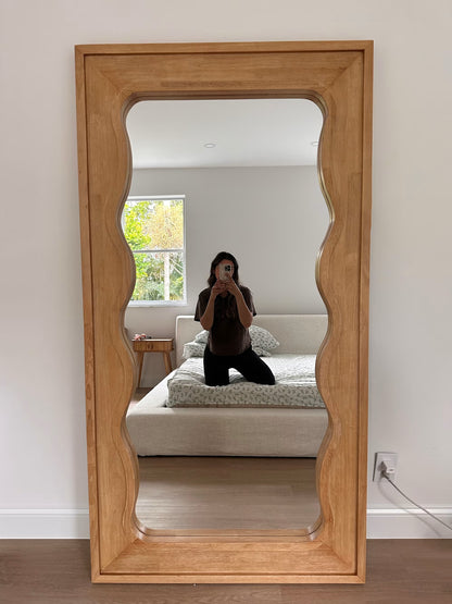 Wave Floor Mirror