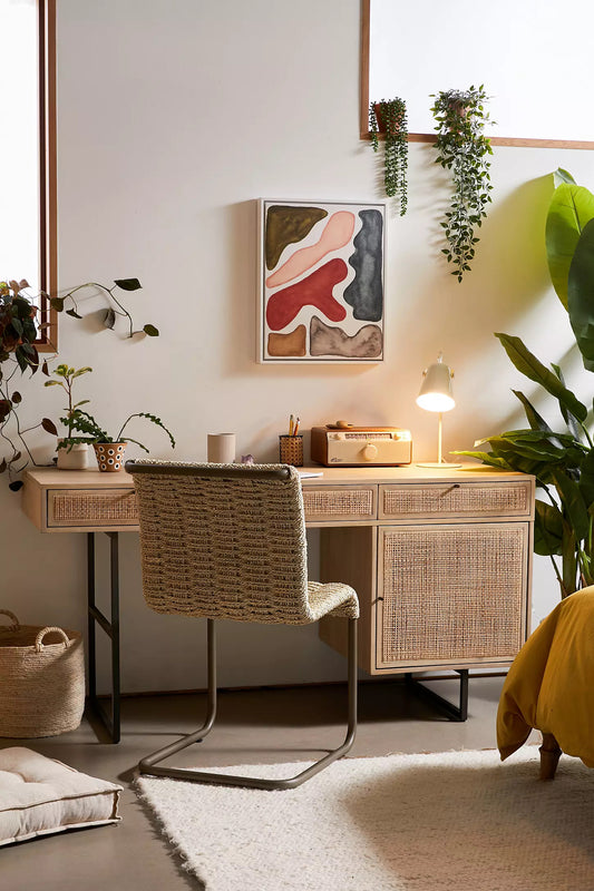 Zane wooden study deals table