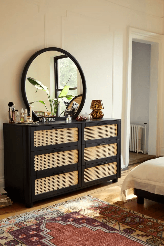 Anaya Rattan Chest Of Drawers - Rathkaar.com