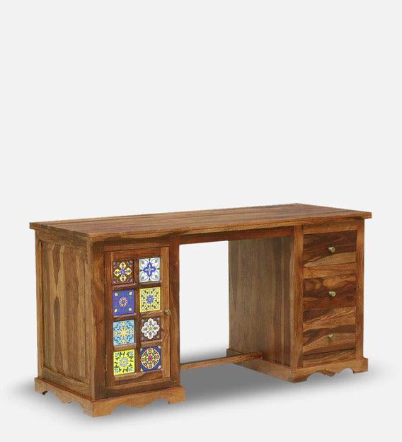 Bella Solid Wood Study Table For Home Office - Rathkaar.com