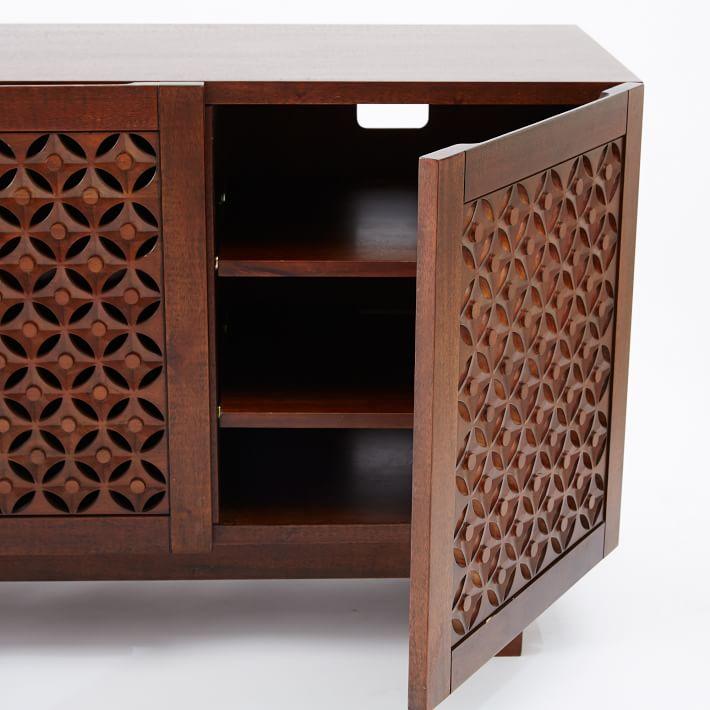 Barcelona Solid Wood Side Board or Media Console - Rathkaar.com
