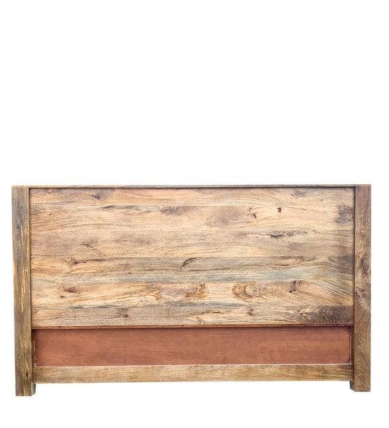 Ajisai King Size Carved Bed With Storage - Rathkaar.com