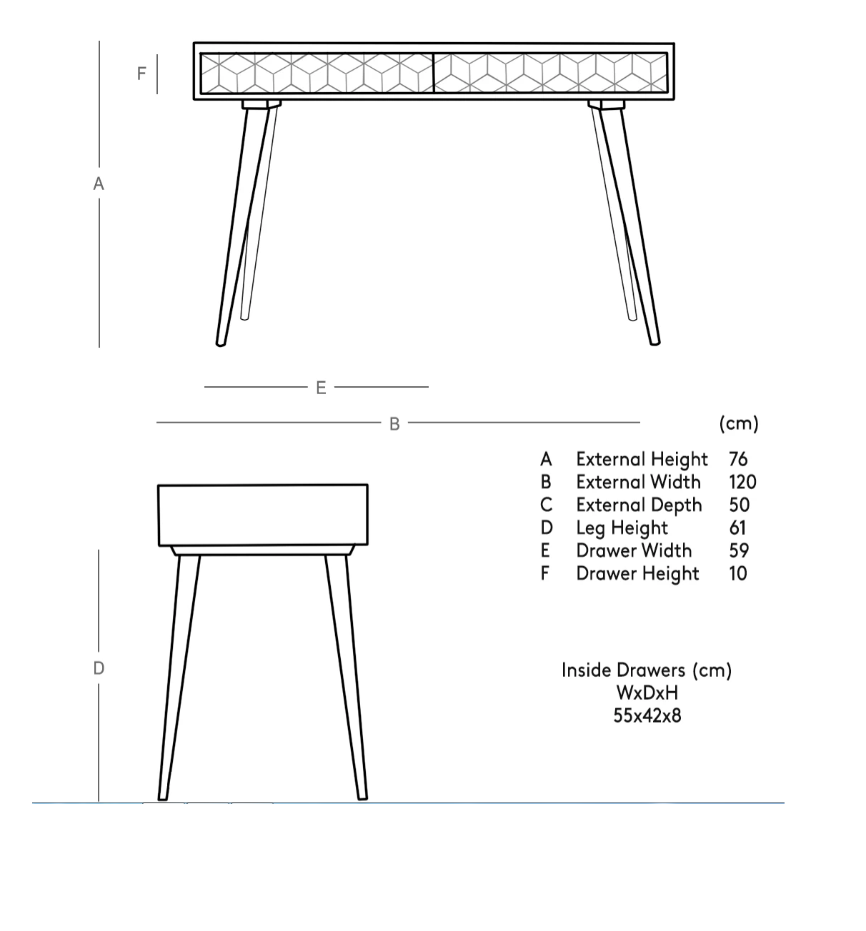 Lana Study Table