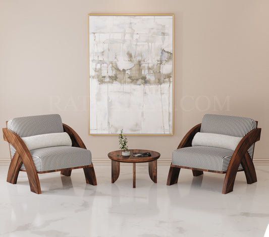 Joy wooden 2 seater sofa