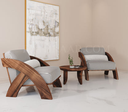 Joy wooden 2 seater sofa